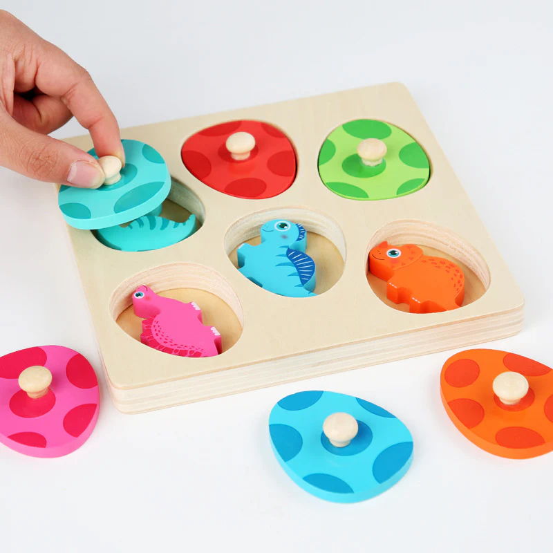 Wooden Dinosaur Egg Hand Grip Version - Image 3