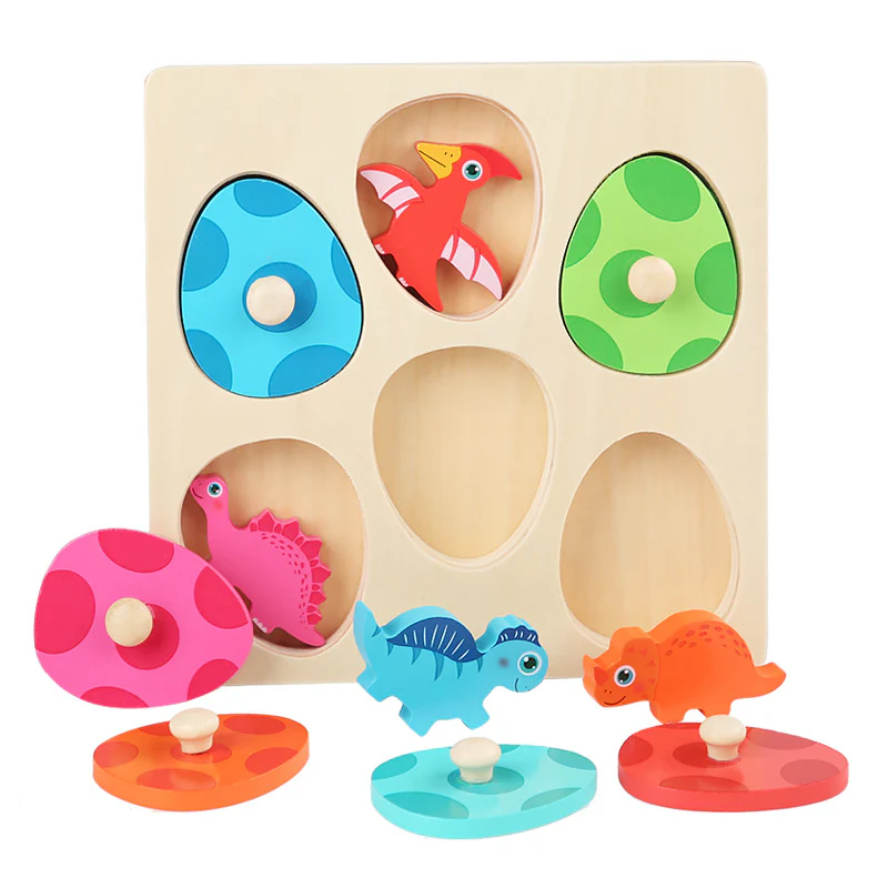 Wooden Dinosaur Egg Hand Grip Version - Image 4