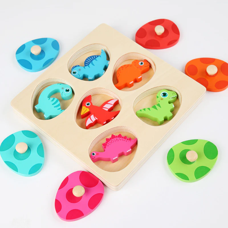 Wooden Dinosaur Egg Hand Grip Version - Image 5