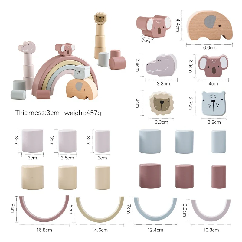 Wooden Elephant Balance Toys - Image 3