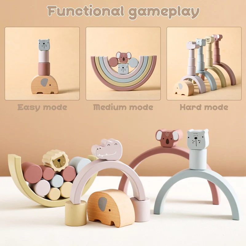 Wooden Elephant Balance Toys - Image 4