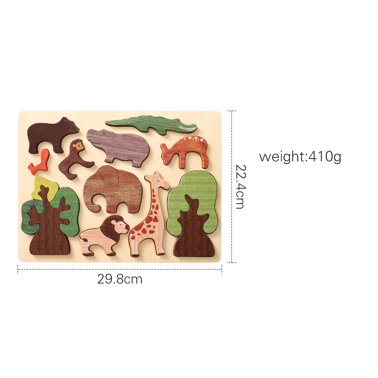 Wooden Forest Animal Puzzle - Image 2