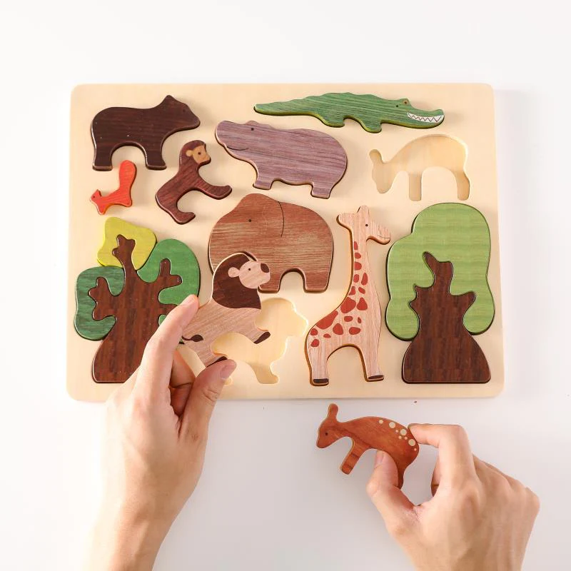 Wooden Forest Animal Puzzle - Image 4