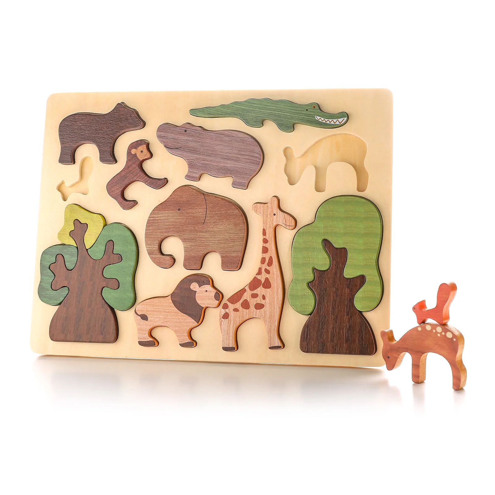 Wooden Forest Animal Puzzle - Image 6
