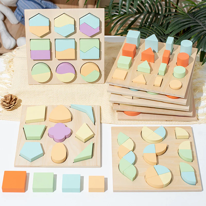 Wooden Geometric Shape Collage (8 Pack/1 Set) - Image 5