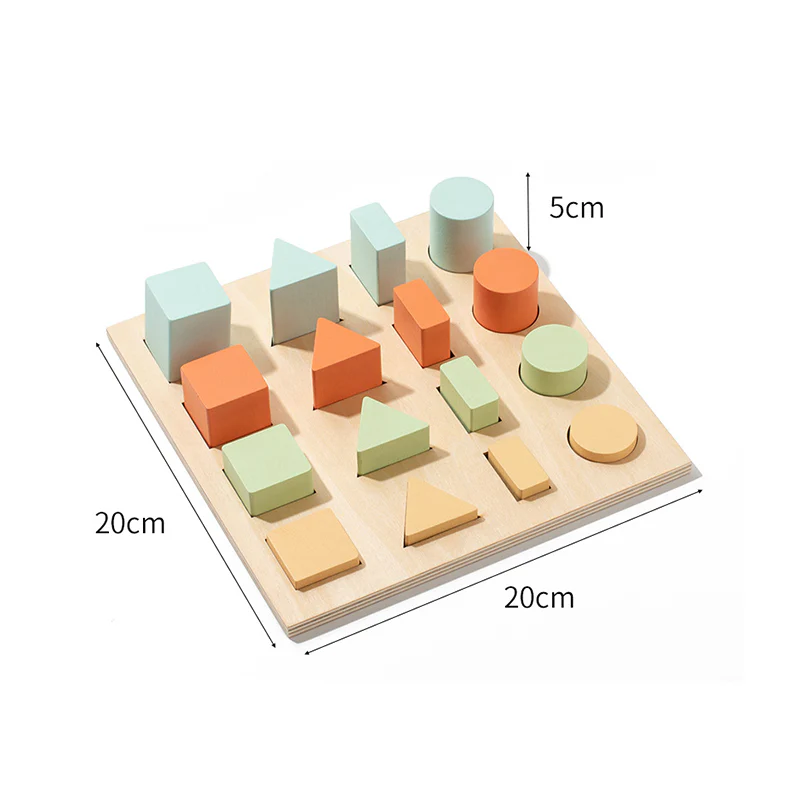 Wooden Geometric Shape Collage (8 Pack/1 Set) - Image 6
