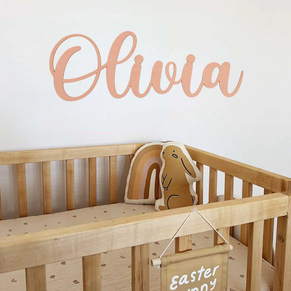 Wooden Giraffe Growth Chart Ruler with Name Sign - Image 6