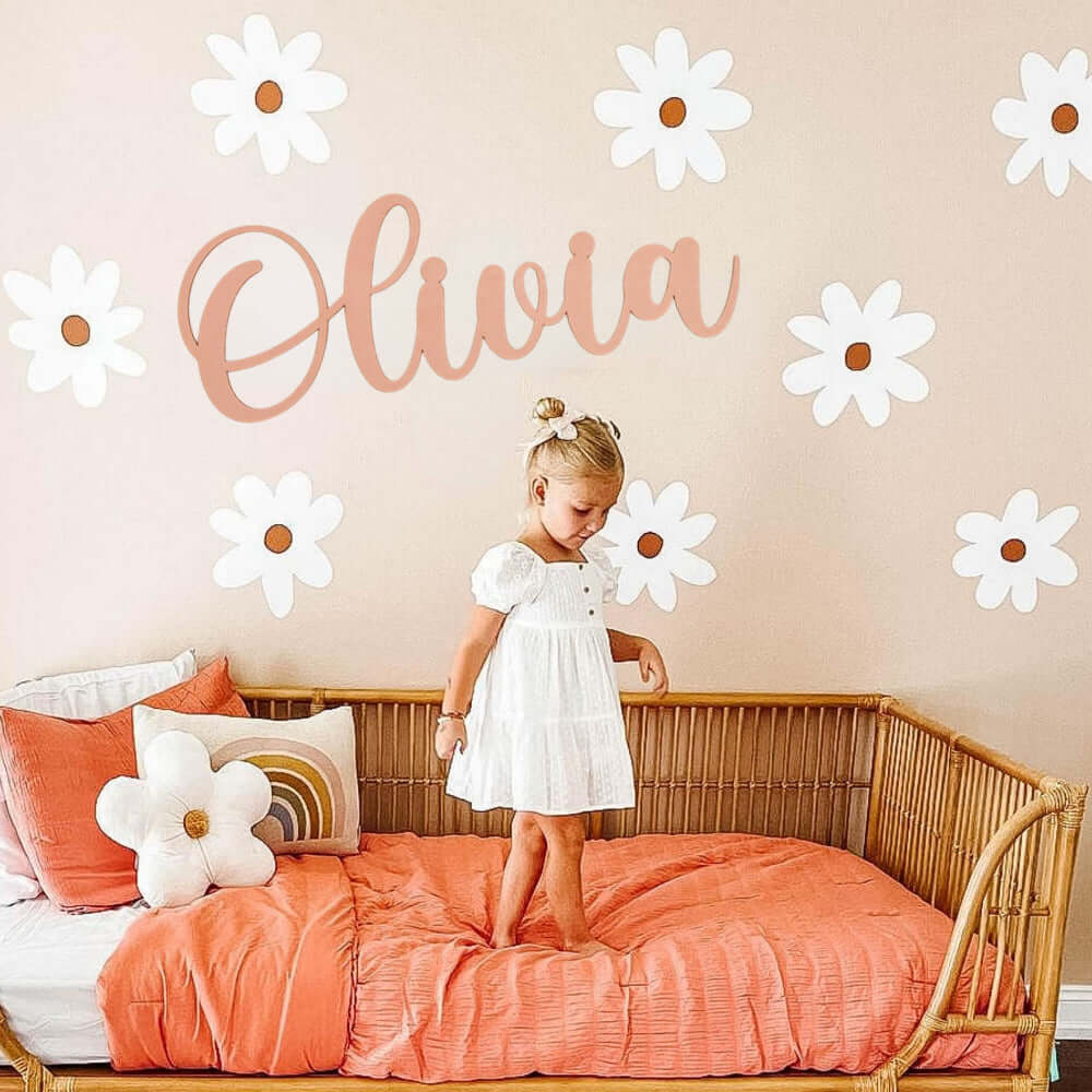 Wooden Giraffe Growth Chart Ruler with Name Sign - Image 7