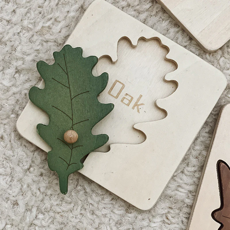 Wooden Leaf Puzzle - Image 4
