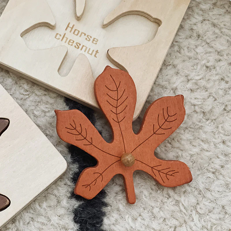 Wooden Leaf Puzzle - Image 6