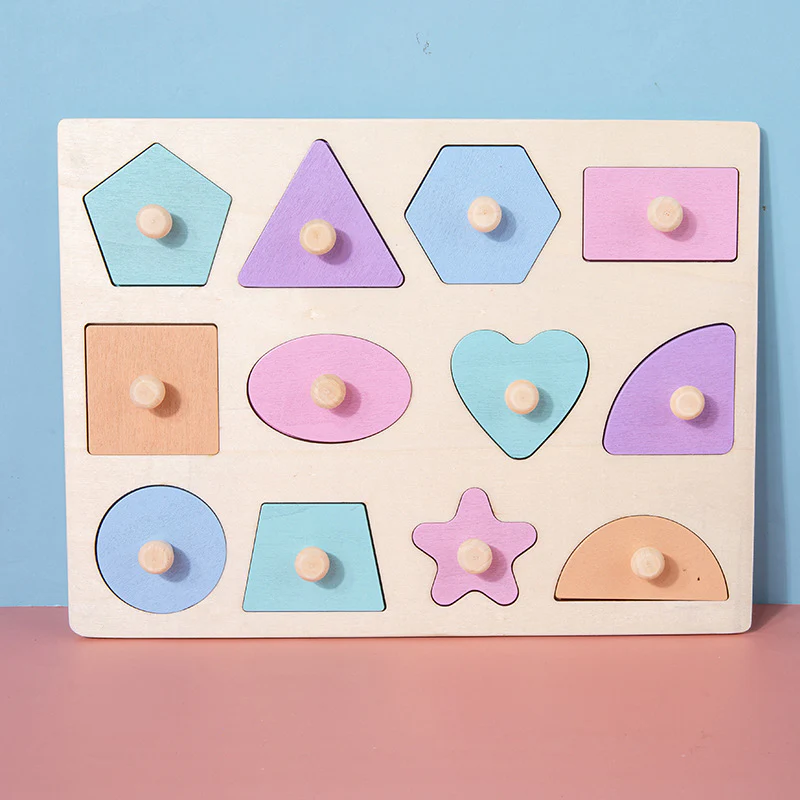 Wooden Magnetic Shape Educational Puzzle - Image 3