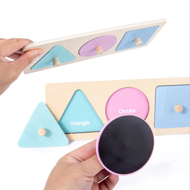 Wooden Magnetic Shape Educational Puzzle - Image 4