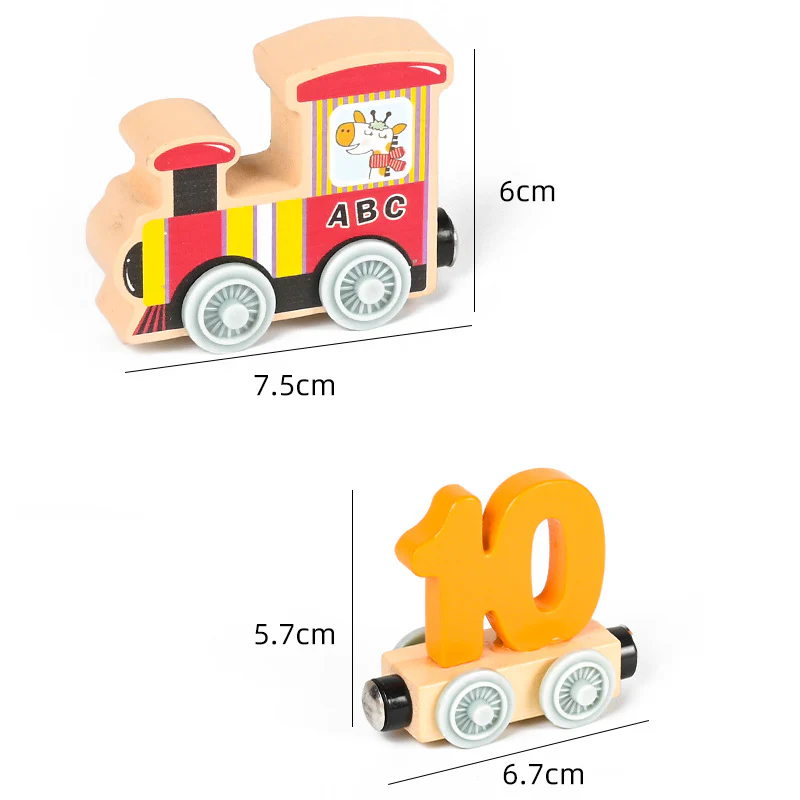 Wooden Number Train - Image 4