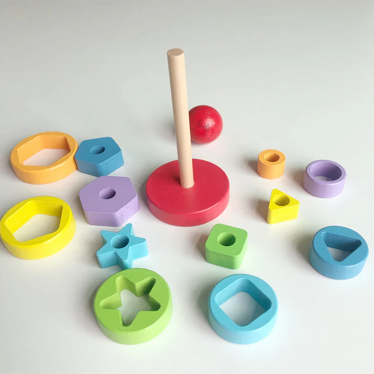 Wooden Rainbow Stacker - Image 7
