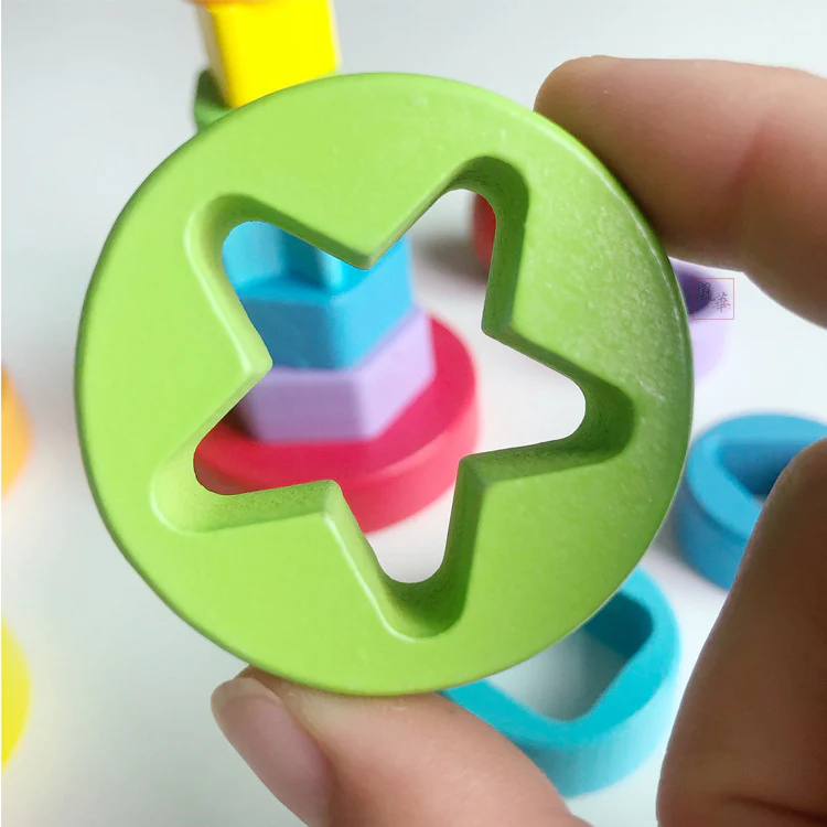 Wooden Rainbow Stacker - Image 9