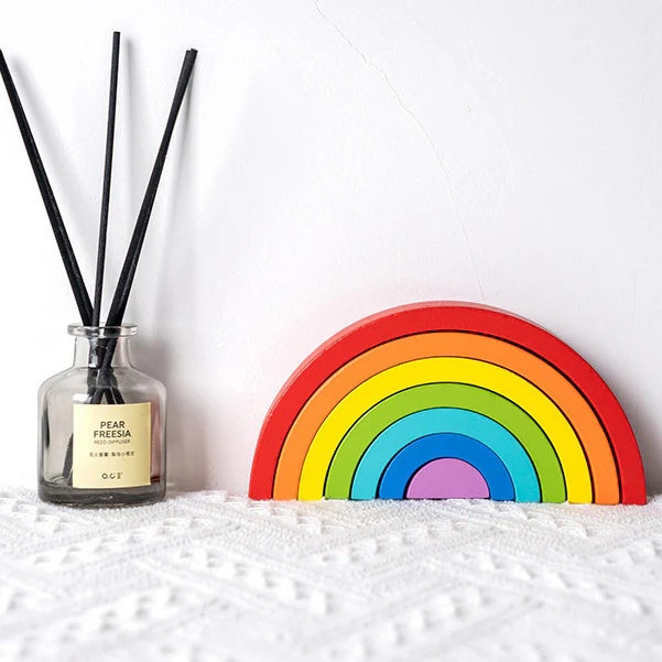 Wooden Rainbow Stacking - Image 5