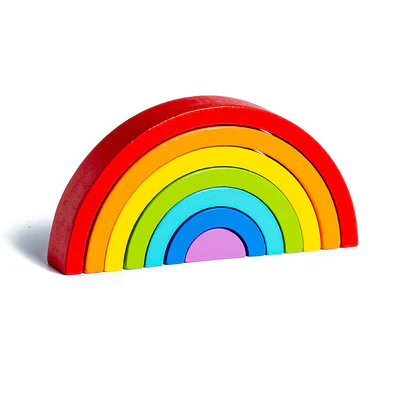 Wooden Rainbow Stacking - Image 8