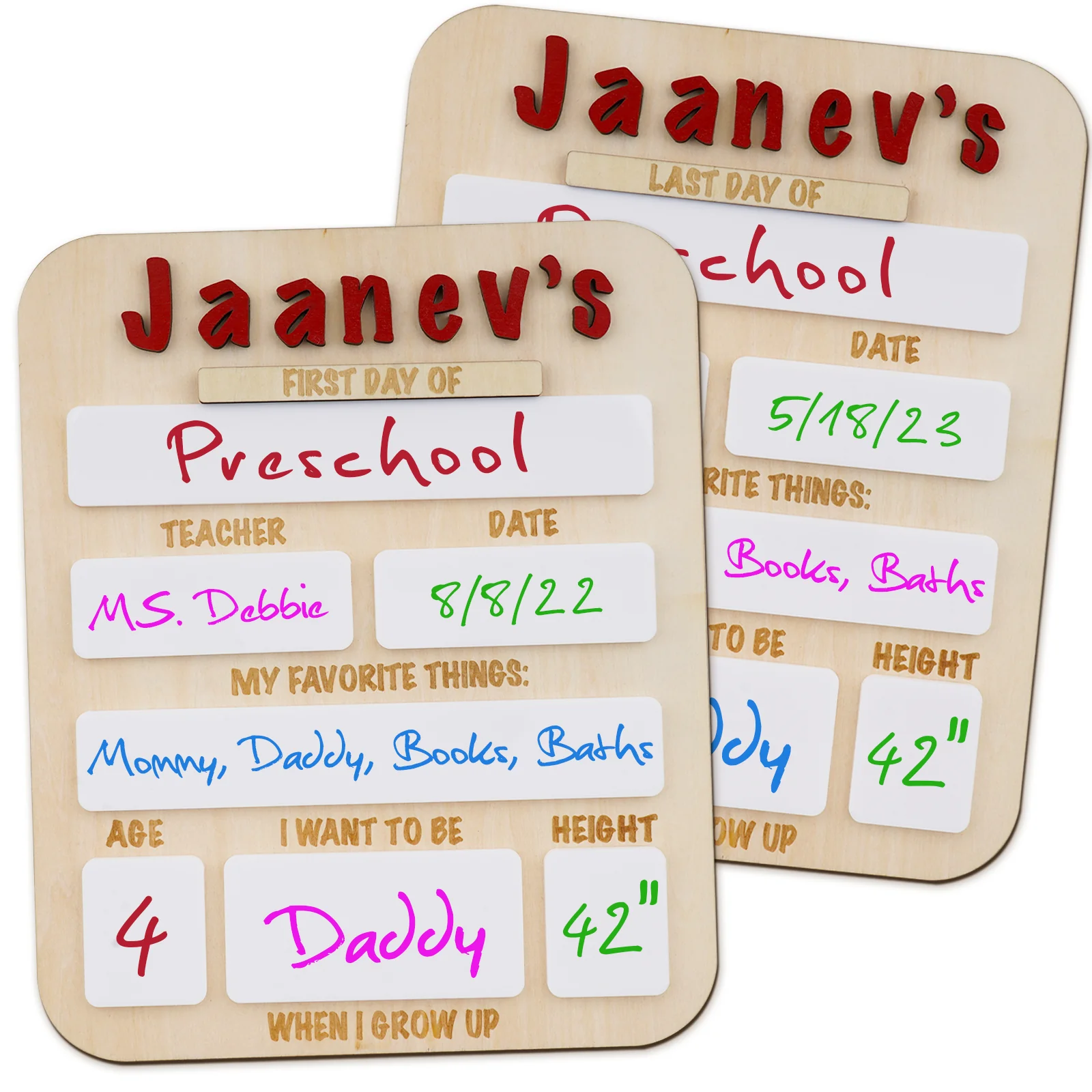 Wooden School Sign - Image 7