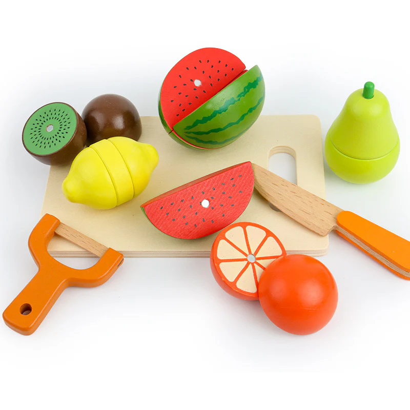 Wooden Simulation of Fruit and Vegetables Cutting Fun - Image 3