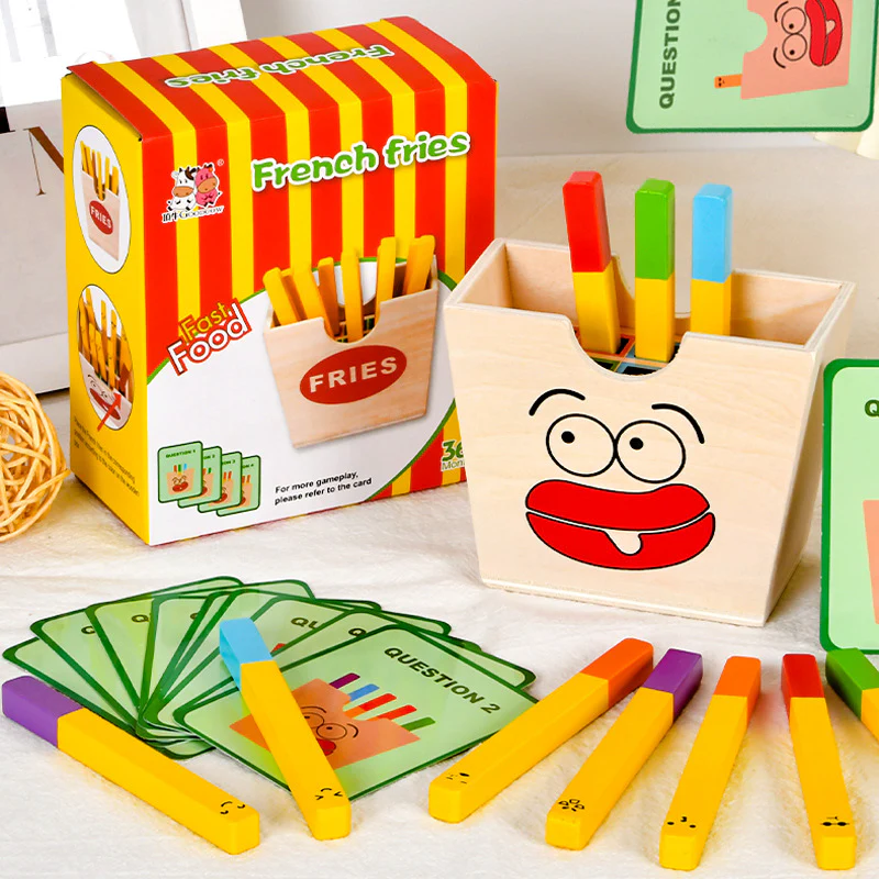 Wooden sorting and stacking toys - Image 5
