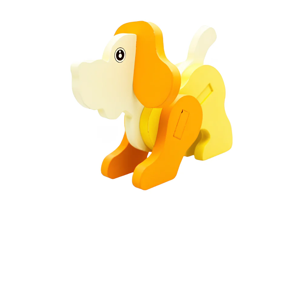Children's Wooden 3D Animal Stereo Puzzle - Image 6