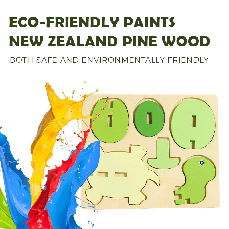 Children's Wooden 3D Animal Stereo Puzzle - Image 8